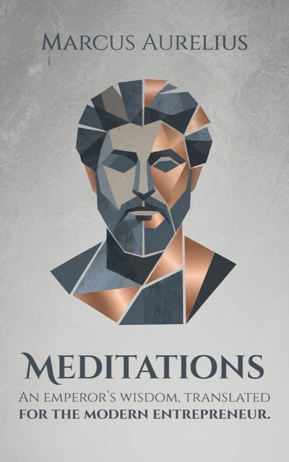 Meditations by Marcus Aurelius, book cover